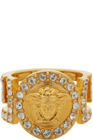 Versace - 金色 Icon Medusa 戒指