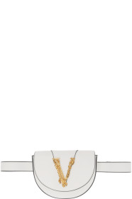 Versace - White Leaves Belt Bag