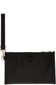 Versace - Black Nylon Medusa Pouch