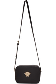 Versace - Black & Gold Medusa Camera Bag