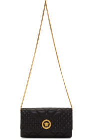 Versace - Black Quilted Medusa Tribute Chain Bag