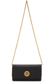Versace - Sac à chaîne noir Tribute Icon
