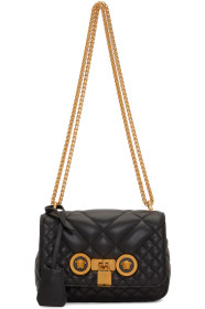 Versace - Black Quilted Icon Bag