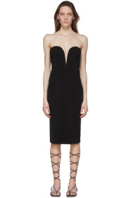 Versace - Black Heritage Bustier Dress