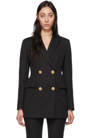 Versace - Black Four Button Blazer