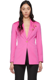 Versace - Pink Safety Pin Blazer
