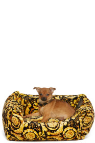 Versace - Black Barocco Dog Bed