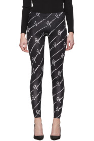 Versace - Black Gianni Signature Leggings