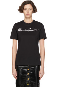 Versace - ブラック Gianni Versace エンブロイダリー T シャツ