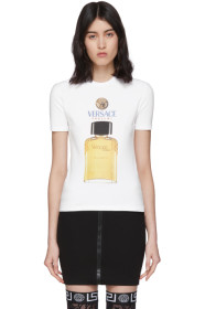 Versace - ホワイト Perfume T シャツ