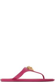 Versace - Pink Medusa Thong Sandals