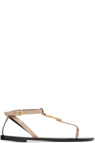 Versace - Pink Virtus Flat Sandals