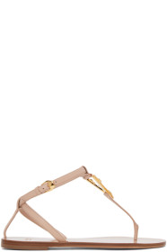 Versace - Pink Virtus Flat Sandals
