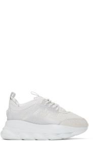 Versace - White Chain Reaction Sneakers