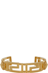 Versace - Gold Greek Key Cuff Bracelet
