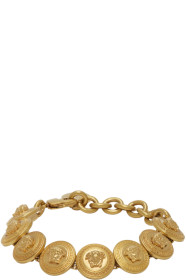 Versace - Bracelet doré Tribute Medusa