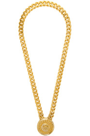 Versace - Gold Crystal Medusa Necklace