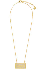 Versace - Gold 'Spring/Summer 20' License Plate Necklace