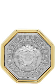 Versace - ゴールド & シルバー メドゥーサ リング