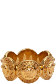 Versace - Bague dorée Medusa Tribute