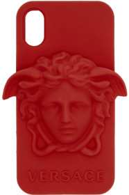 Versace - レッド メドゥーサ iPhone X ケース