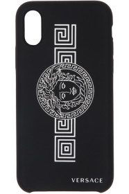 Versace - Étui pour iPhone X/XS noir Medusa