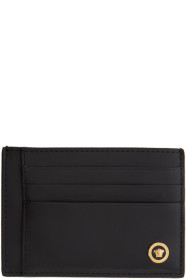 Versace - Black Smooth Medusa Card Holder