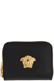 Versace - Black Pecari Zip Wallet