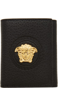 Versace - Black Palazzo Trifold Wallet