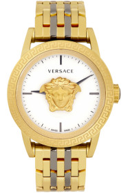 Versace - Gold & Gunmetal Palazzo Empire Watch