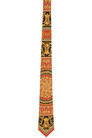 Versace - Red & Black Silk 'Le Pop Classique' Tie