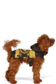 Versace - Black Medusa Dog Raincoat