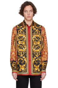 Versace - マルチカラー シルク バロッコ シャツ