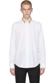Versace - Chemise blanche Barocco Collar