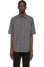Versace - Chemise à imprimé à logo noire