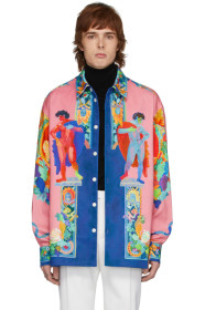 Versace - Multicolor Painting Shirt Jacket