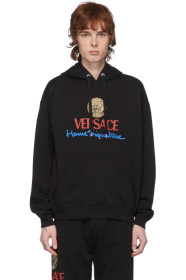 Versace - Black 'Home Signature' Hoodie