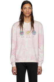 Versace - 粉色 Medusa 扎染套头衫