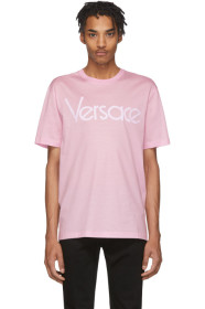 Versace - 粉色 Vintage Logo T 恤