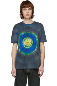 Versace - Green & Multicolor Tie-Dye Medusa T-Shirt