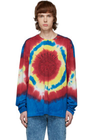 Versace - Multicolor Tie-Dye Medusa T-Shirt