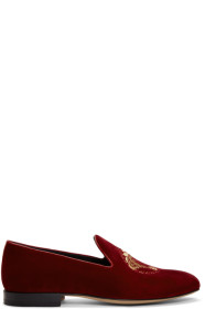 Versace - Red Medusa Loafers