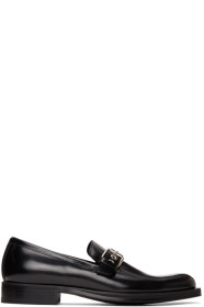 Versace - Black Buckle Loafers