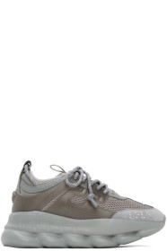 Versace - Grey Chain Reaction Sneakers