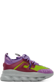 Versace - Purple Chain Reaction Sneakers