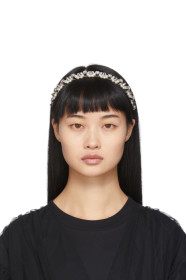 Simone Rocha - Silver Pearl & Crystal Tiara