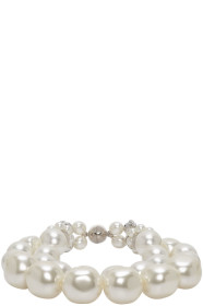 Simone Rocha - Off-White Double Pearl Bracelet