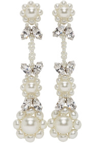 Simone Rocha - Off-White Victorian Earrings