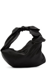 Simone Rocha - Black Satin Baby Wrap Bag
