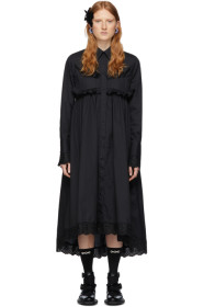 Simone Rocha - Black Frock Shirt Dress